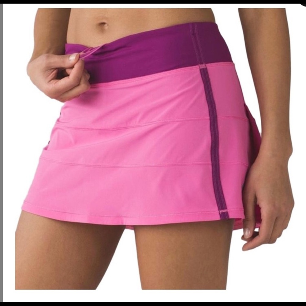 Perfect condition Lululemon pink skirt size 8